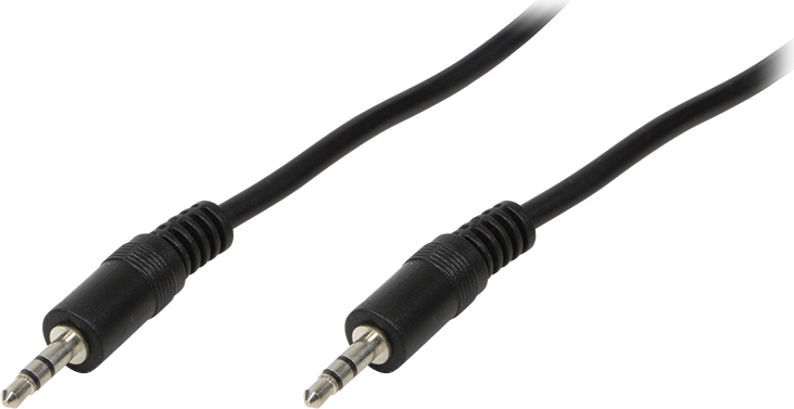 Kabel LogiLink Jack 3.5mm - Jack 3.5mm 1m czarny (CA1049)