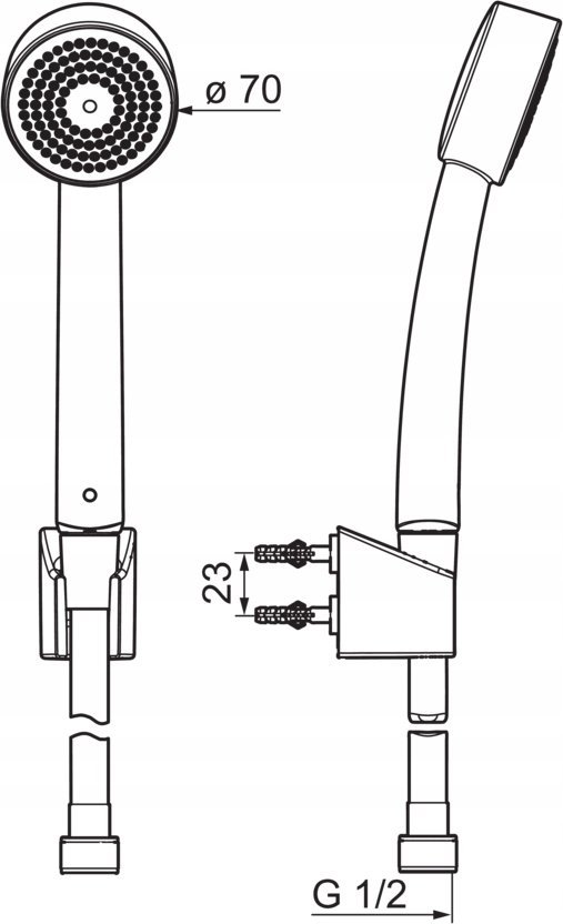 Zestaw prysznicowy Oras SHOWER SET APOLLO