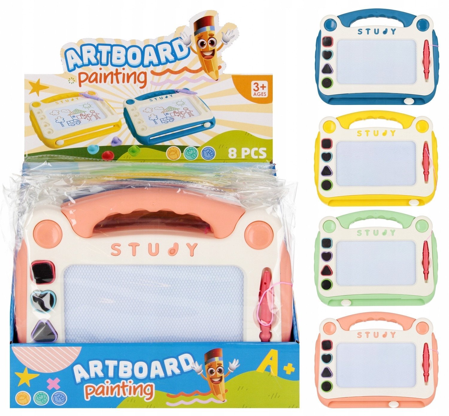 ZNIKOPIS MAGN KOL 30X24X2 MIX4 MC DISP 8/96