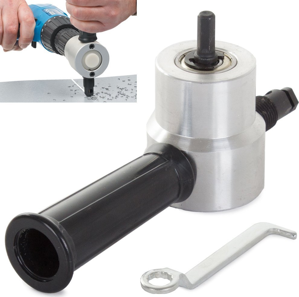 Verk Przystawka do cięcia blachy nożyce na wiertarkę Przystawka do cięcia blachy nożyce na wiertarkę