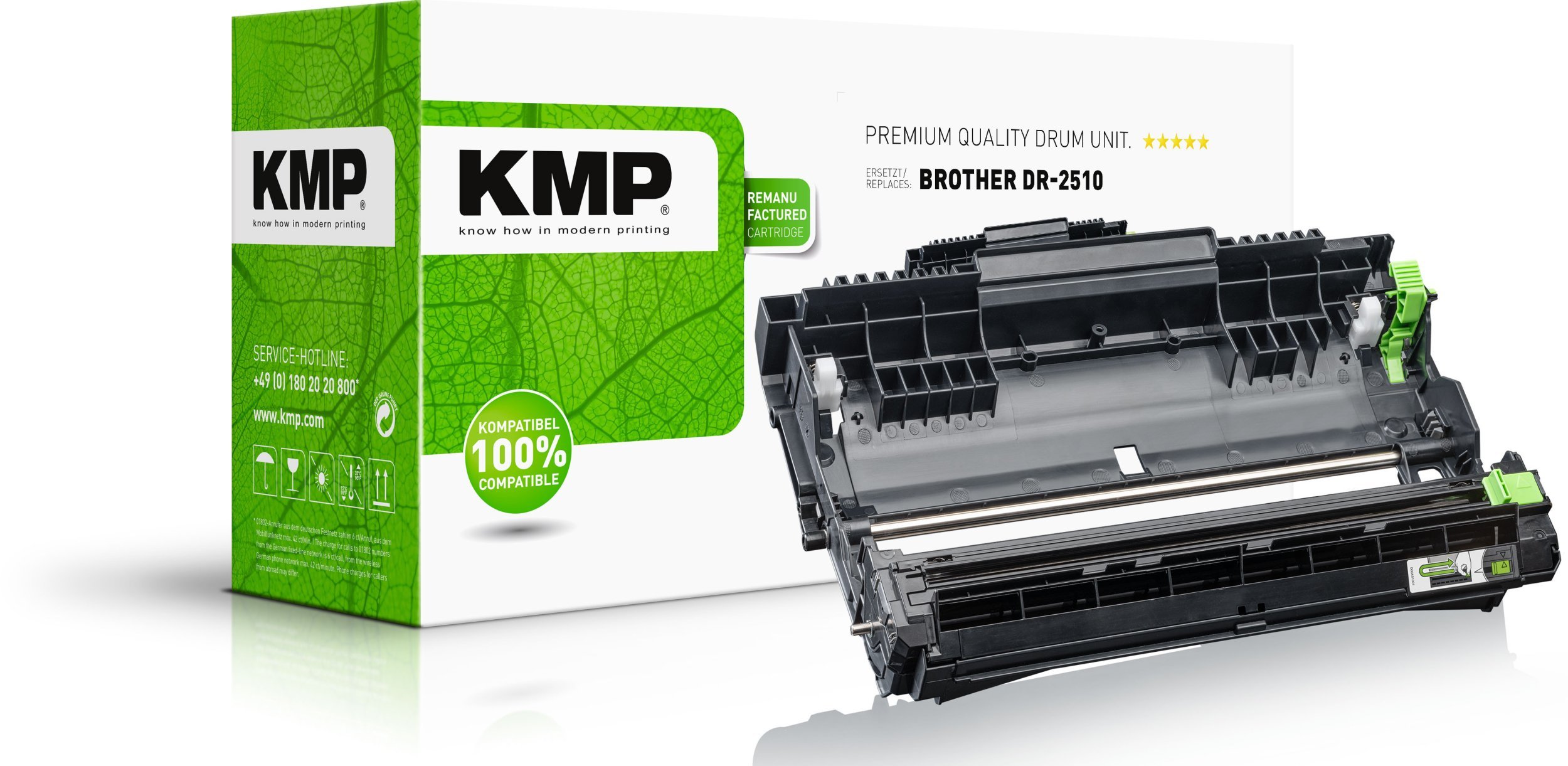 KMP Printtechnik AG KMP Trommel Brother DR-2510 15.000 S. remanufactured