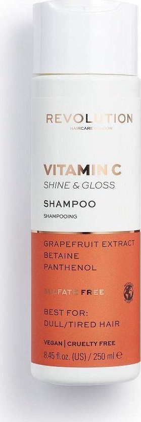 Revolution Haircare Vitamin C Shine & Gloss Shampoo nadający połysk szampon do włosów matowych i zmęczonych 250ml