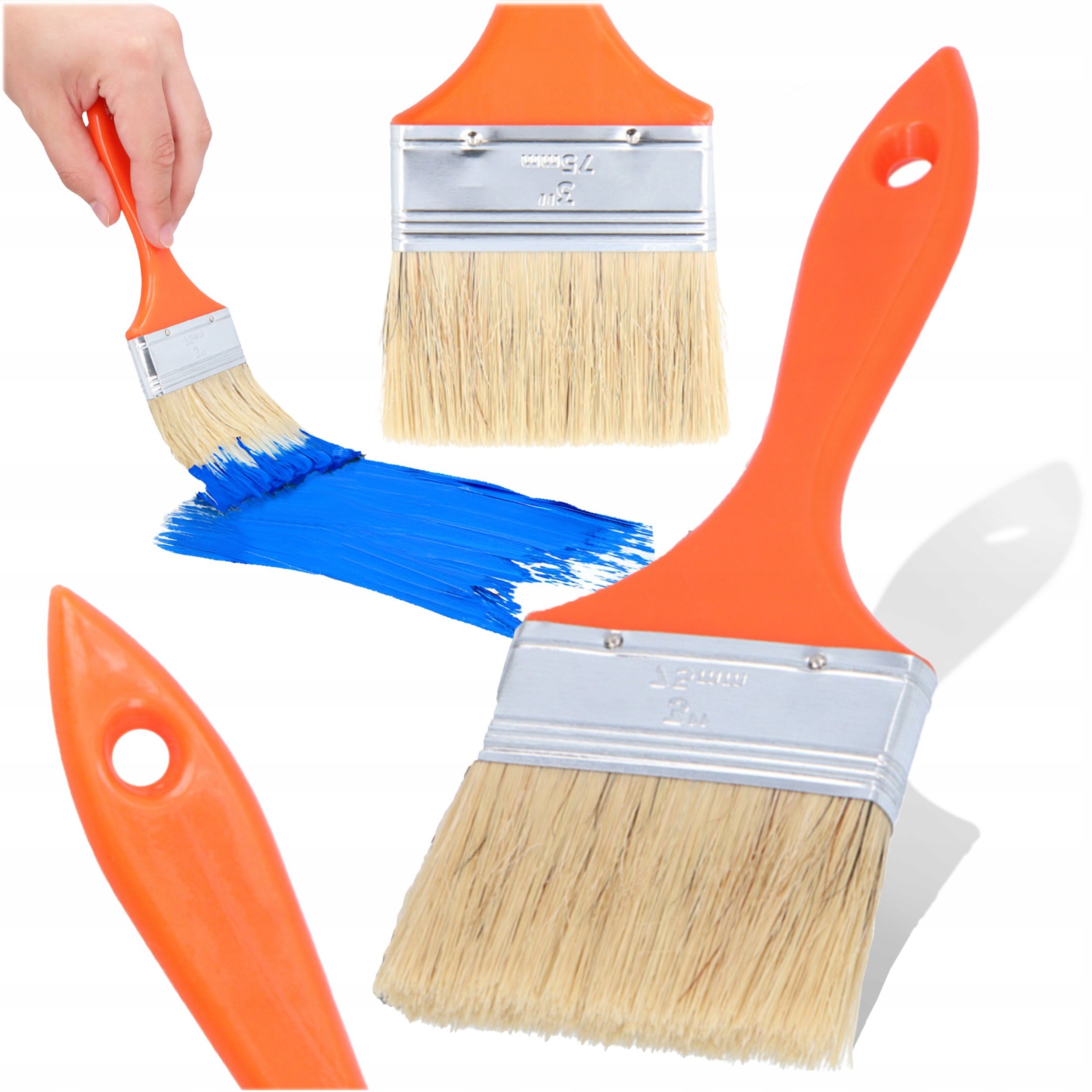 PĘDZEL ANGIELSKI ECO 75mm