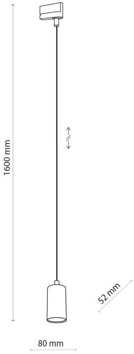 Lampa wisząca szynowa 3-fazowa TRACER 3F 4844 TK Lighting