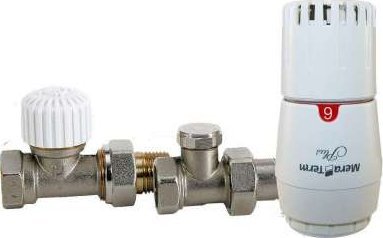 Vario Term Zestaw grzejnikowy prosty Econ z głowicą Trendy (EGS05106C/FP)