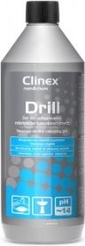 Clinex Żel do udrażniania odpływów kanalizacyjnych Clinex Drill 1l.77005