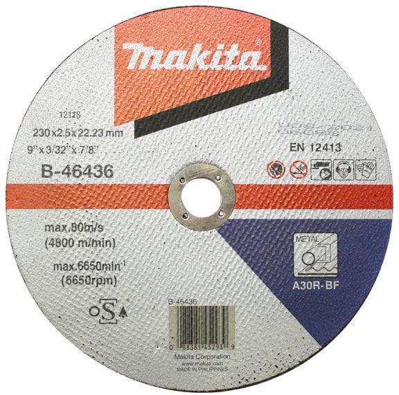 Makita Makita B-46436 cutting disk 230x2,5mm steel