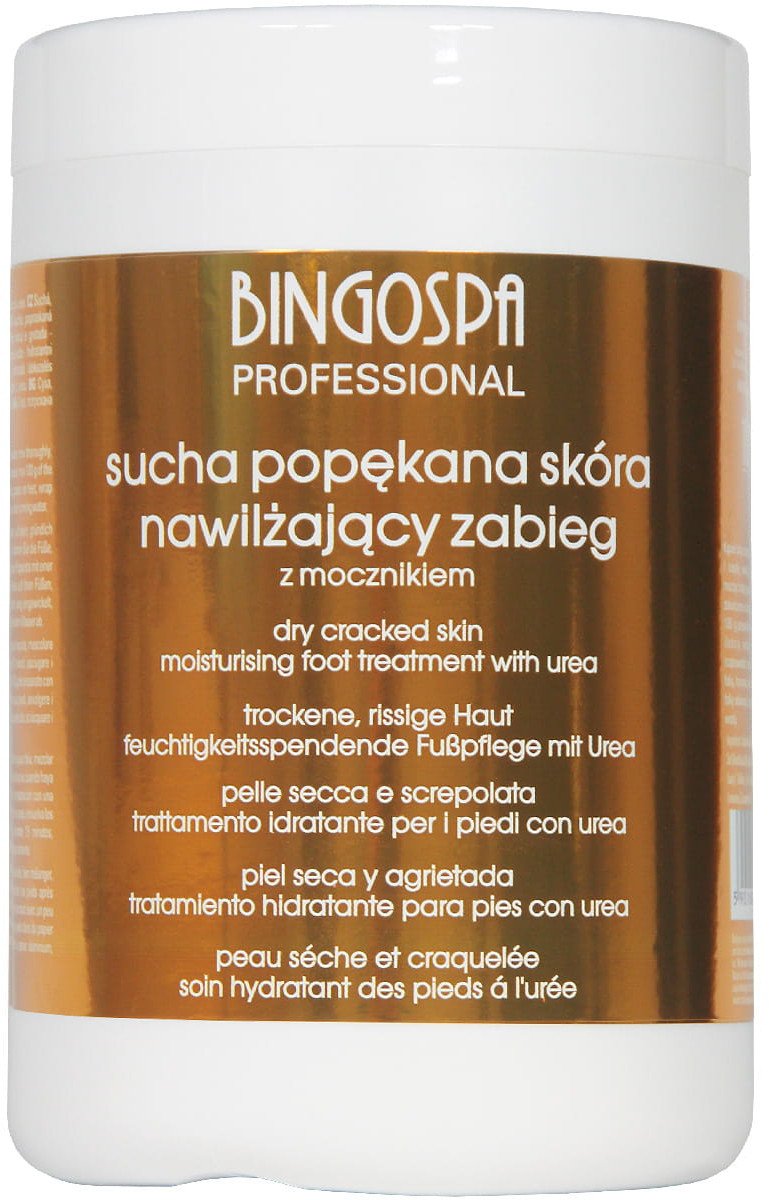 BingoSpa Sucha popękana skóra - Nawilżający zabieg na stopy z mocznikiem 1000g