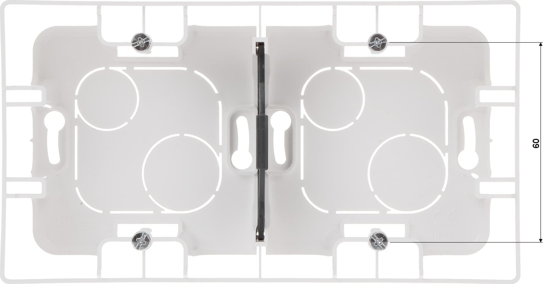 Legrand PUSZKA NATYNKOWA PODWÓJNA LE-664799 Niloe LEGRAND