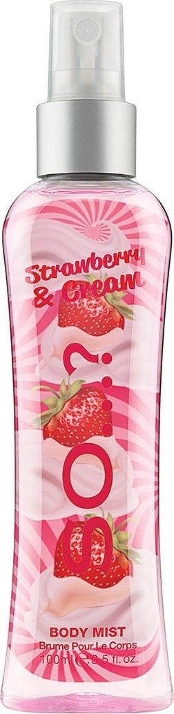 SO...? Perfumowana mgiełka do ciała Strawberry & Cream 100 ml