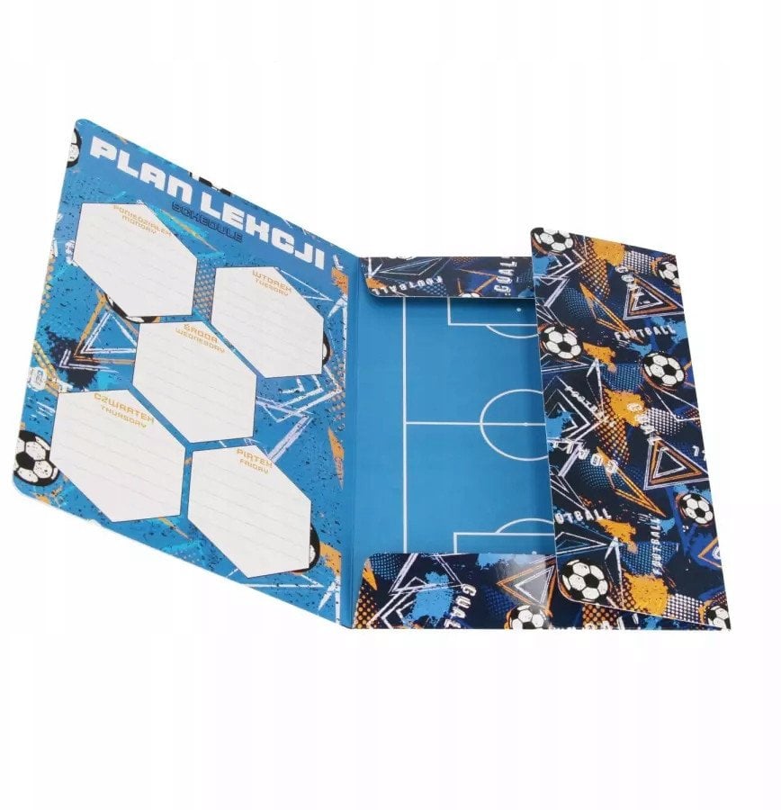 TECZKA Z GUMKA PAP A4 FOOTBALL STK FOL10/100