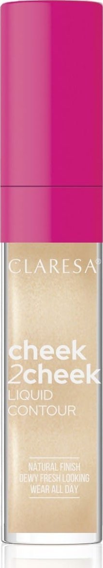 Claresa CLARESA Cheek2Cheek Rozświetlacz w płynie 02 Glam Glow 7g