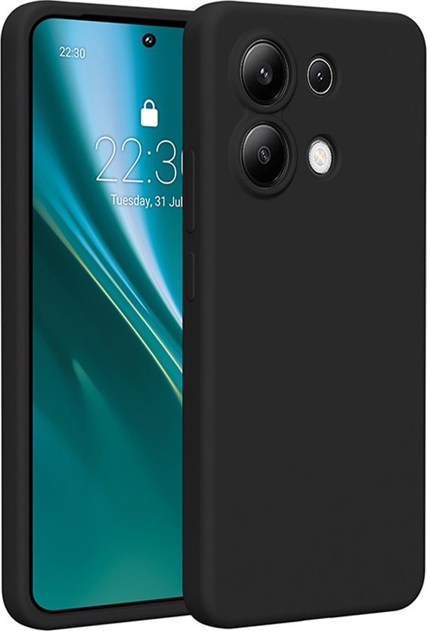 Etteri Nakładka Etteri Silicone Case do Xiaomi Redmi Note 13 4G czarna