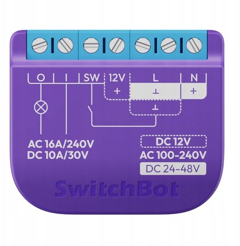 SwitchBot Inteligentny przełącznik Relay Switch 1 ze stykiem beznapięciowym