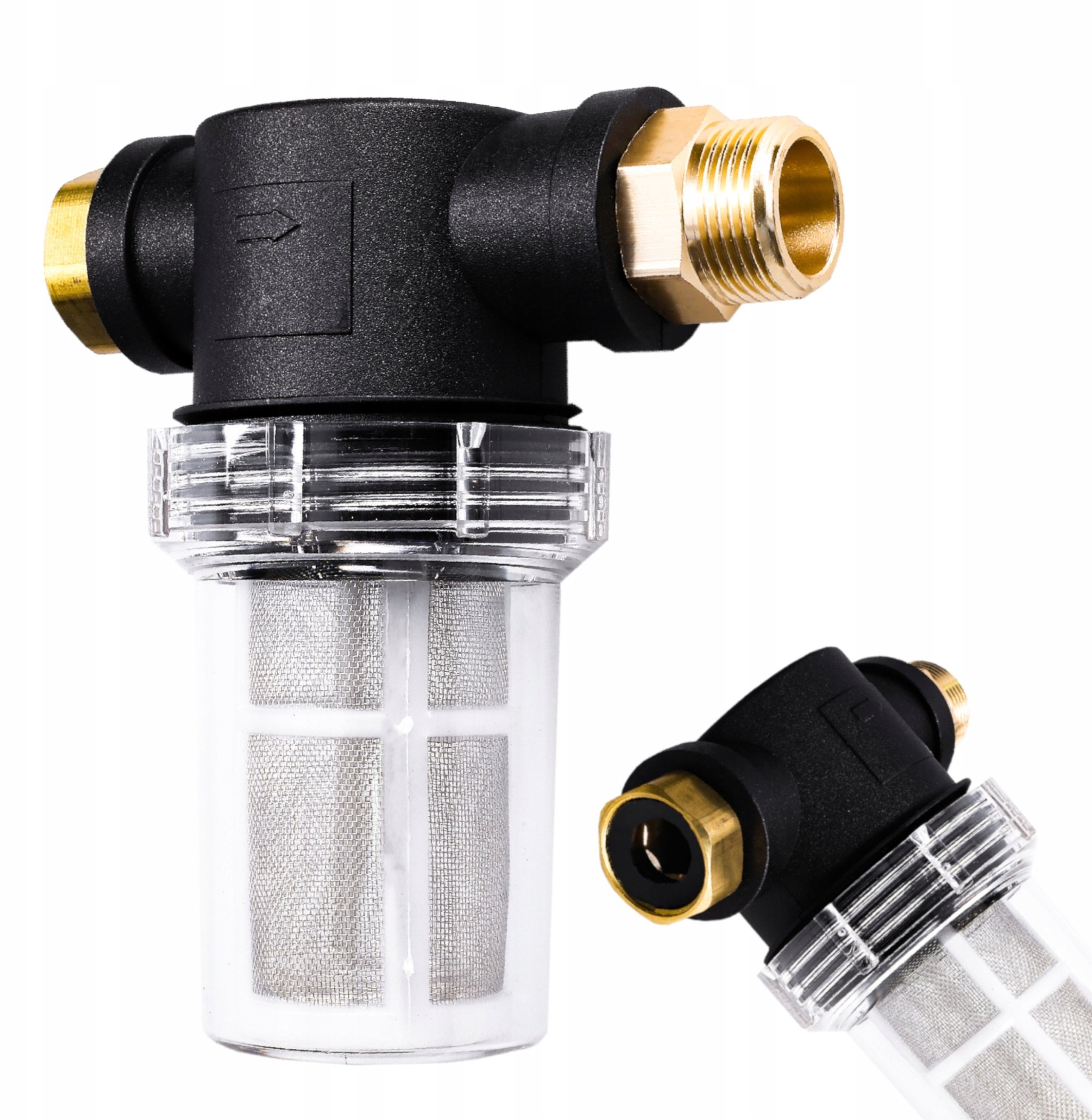 Dokładny filtr instalacyjny wody kranu myjki 3/4" UNIWERSALNY