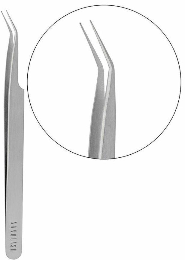 Pincety precyzyjne Nanolash PINZAS Sztuczne Rzęsy Zakrzywiony