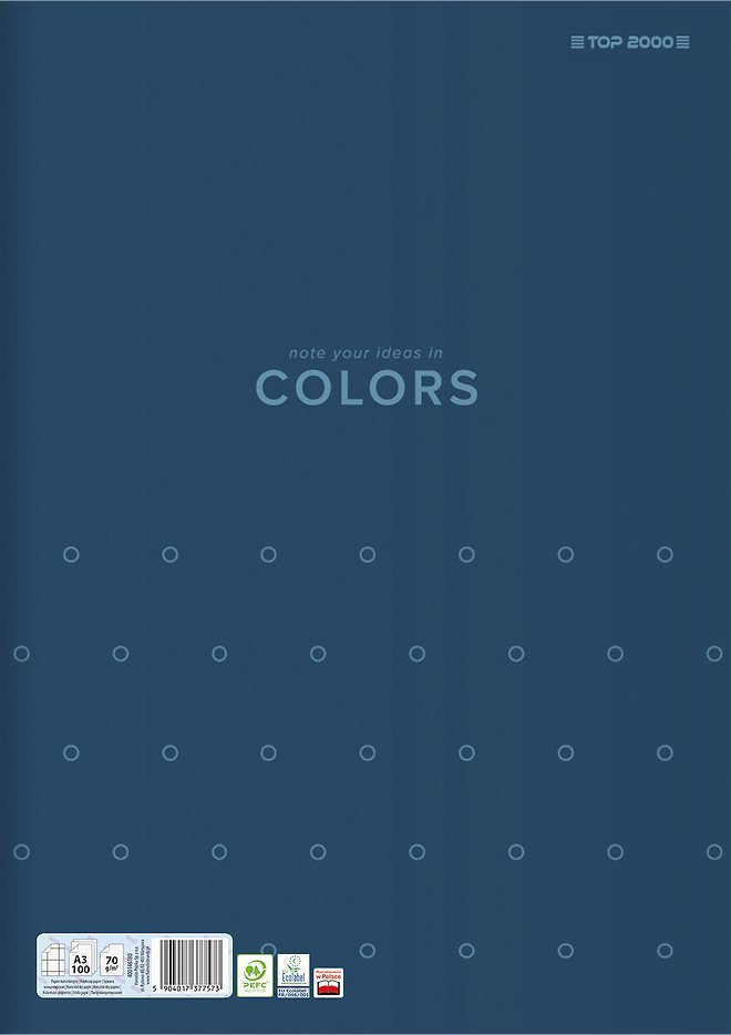 Top 2000 Papier kancelaryjny Top 2000 Colors A3/100k kratka