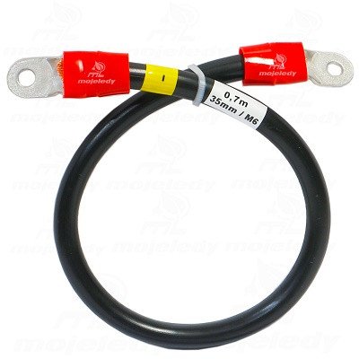 70cm kabel czarny do akumulatora 35mm M6