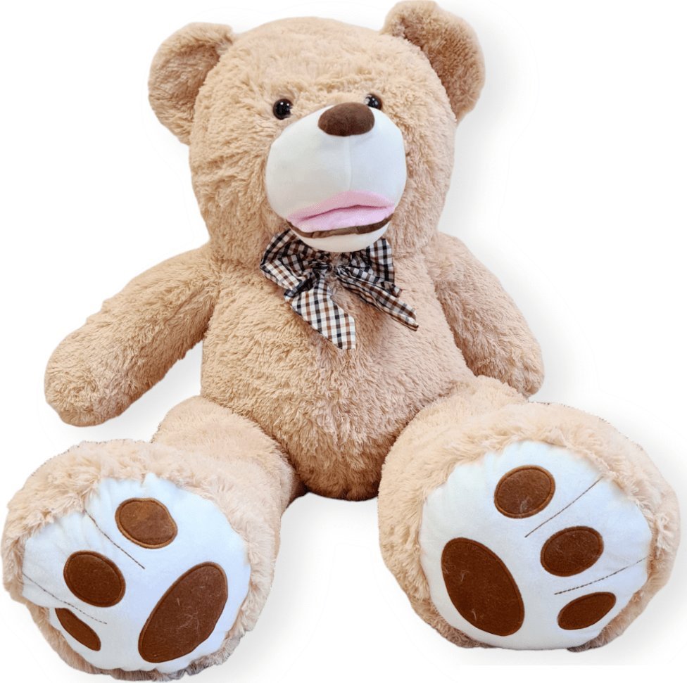 Blue Ride Ogromny Miś Pluszowy na Prezent 130 cm TEDDY BEŻOWY