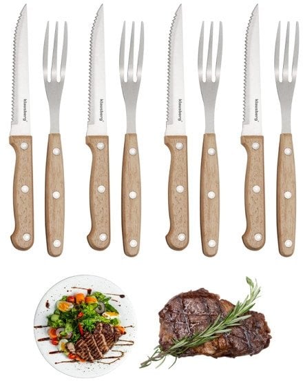 Klausberg ZESTAW SZTUĆCÓW SZTUĆCE DO STEKÓW 8 szt. KB-7976