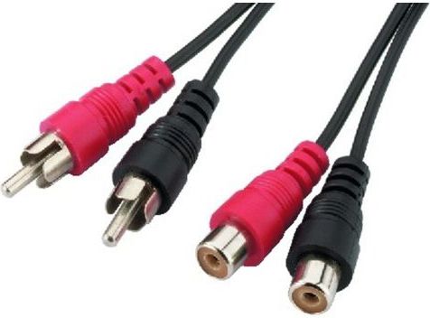Kabel RCA (Cinch) x2 - RCA (Cinch) x2 3m czarny (KPO2661)