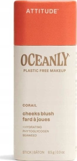 Attitude Attitude Oceanly, Róż do policzków, Corail, 8,5 g