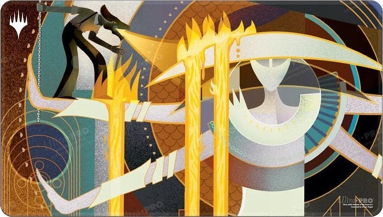 Ultra-Pro Ultra Pro: Magic The Gathering - March of the Machine - White Stitch Playmat - Version 2