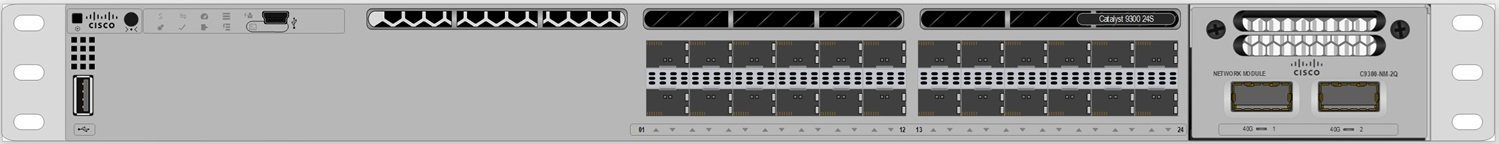 Switch Cisco C9300-24S-A