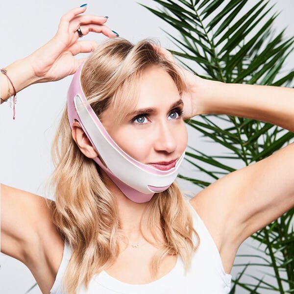 Yeye Maska modelująca owal twarzy V-line Yeye Różowy