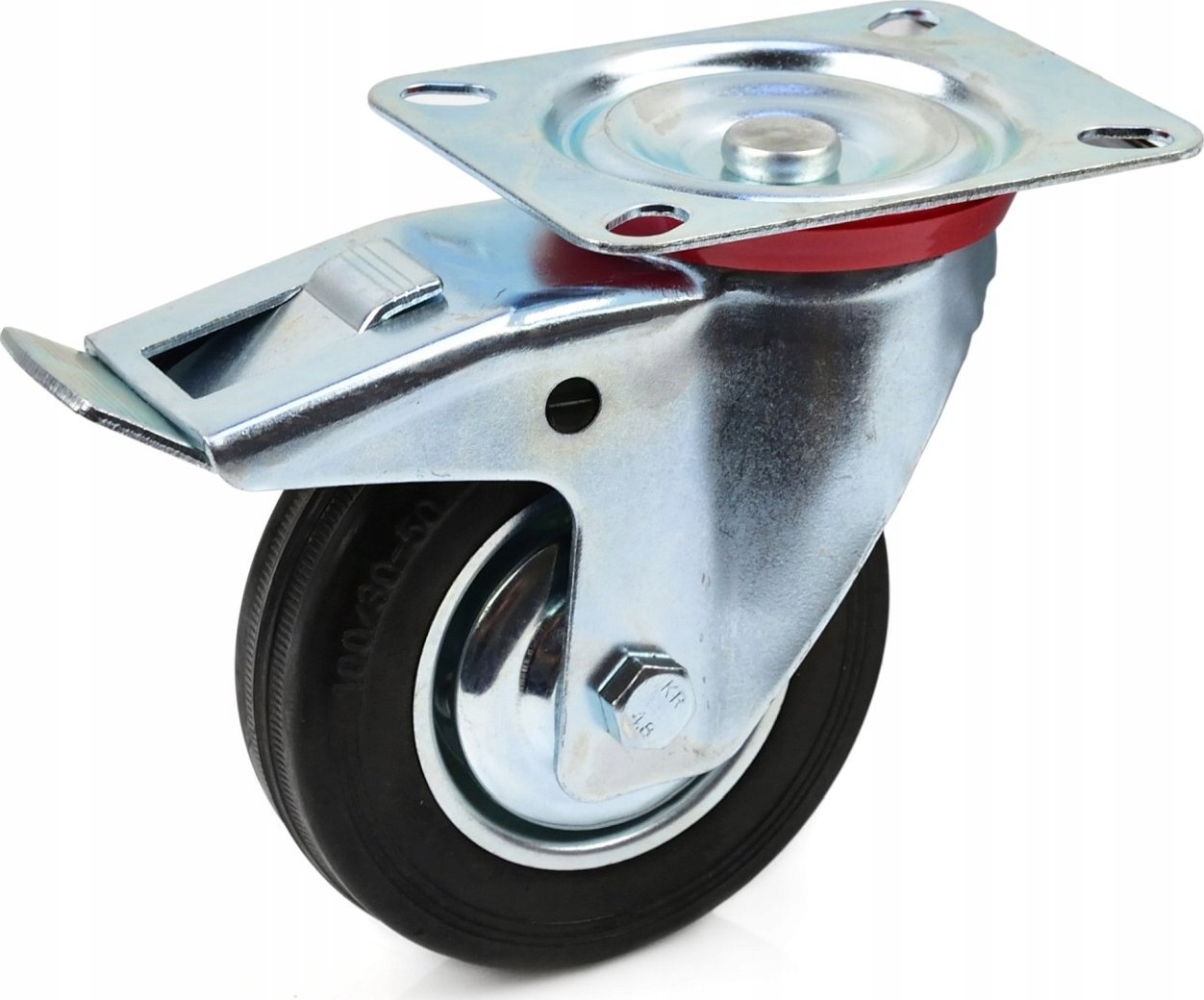 Geko Koło obrotowe z hamulcem 100mm (35)