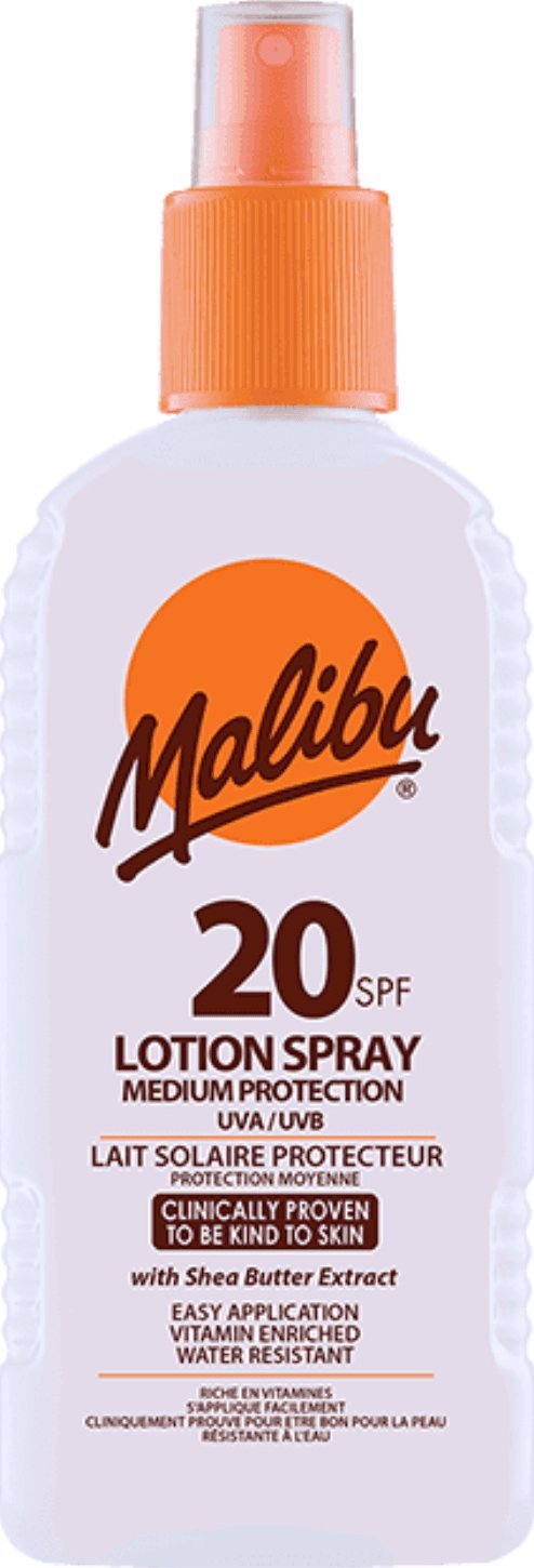 Malibu Malibu Protective Lotion SPF20 Wodoodporny Spray 200ml