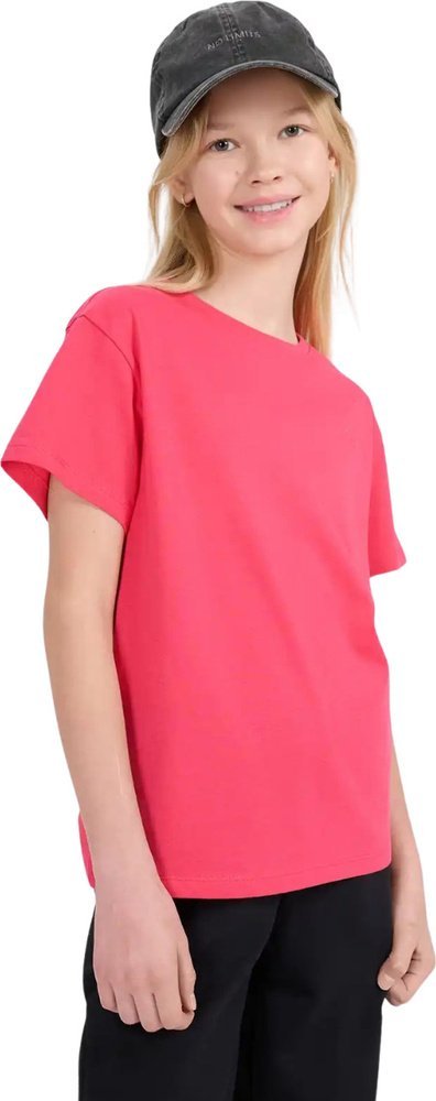 Koszulka dla dziewczynki 4F F2326 fuksja 4FJWSS25TTSHF2326 55S 152cm