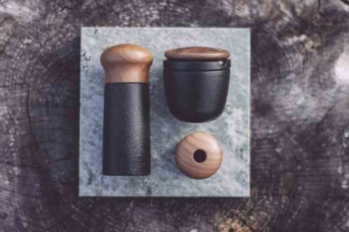 Skeppshult Pojemnik żeliwny na sól/przyprawy Walnut