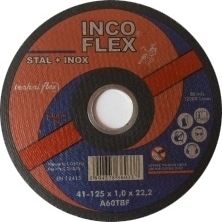 Techniflex Tarcza do cięcia i ścierania stali 125 x 1,0 x 22,2mm (IFM411-125-1.0-22A60)