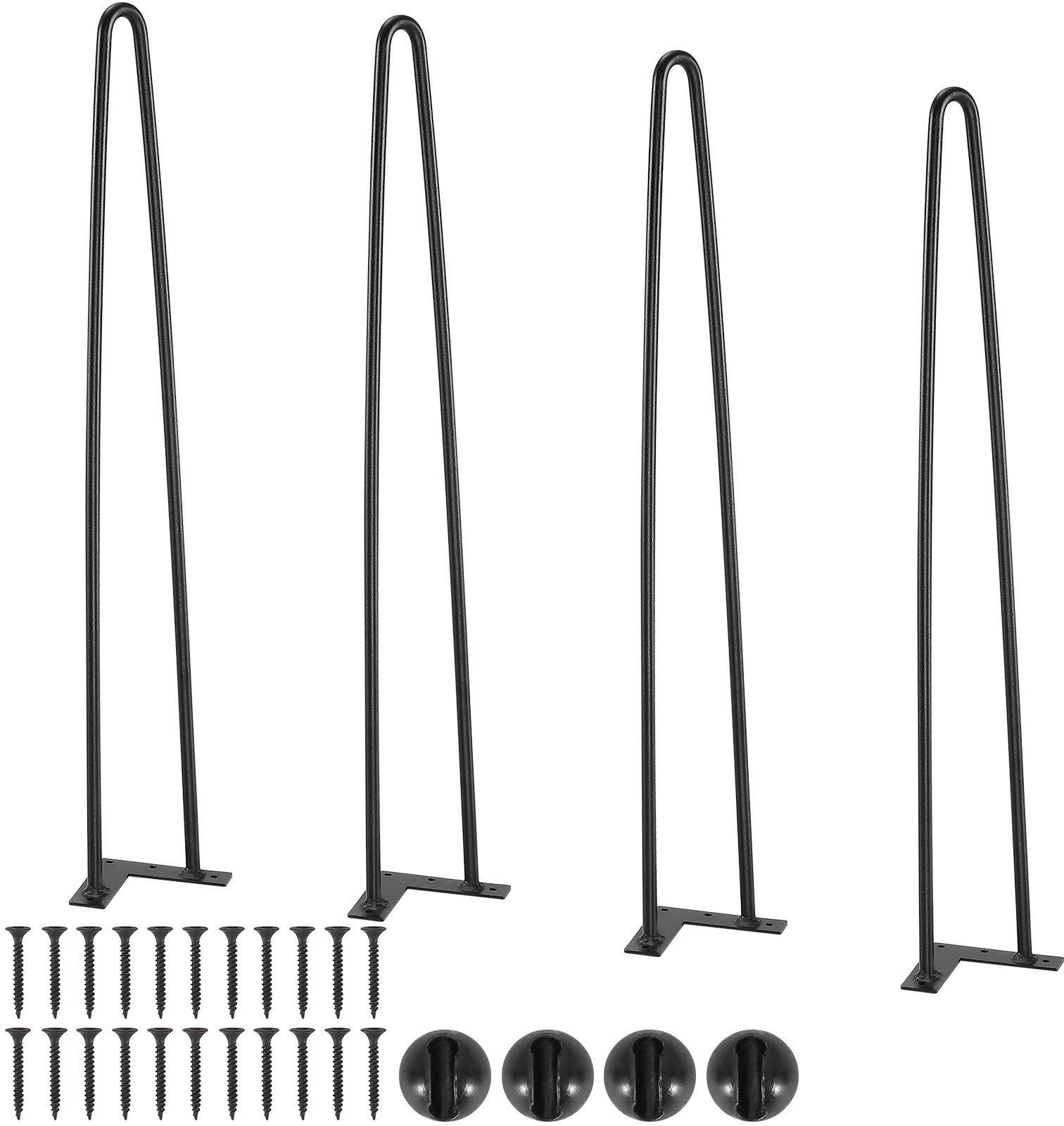 Nogi do stołu lawy biurka stolika metalowe loftowe 71x11cm 4sztuki
