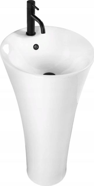 Umywalka Rea Umywalka Wolnostojąca Ceramiczna Agnes Biała Rea