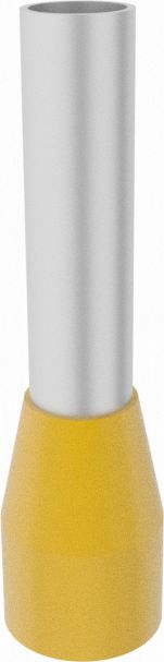 Elpromet 100szt. E 6/12 mm Końcówka tulejkowa izolowana 6mm2 żółta E6012 Elpromet 0262