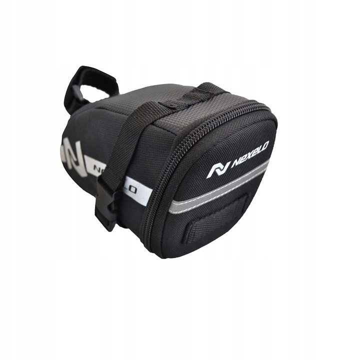 Sakwa rowerowa pod siodełko NEXELO L300330NEX tylna torba rowerowa czarna