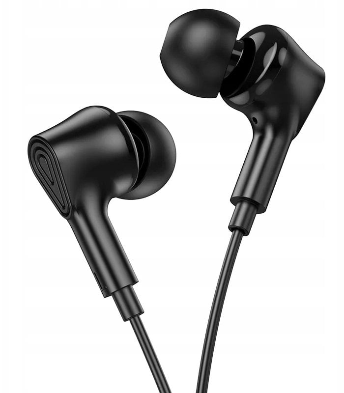 Słuchawki przewodowe douszne Jack 3,5 mm Hoco M102 czarne