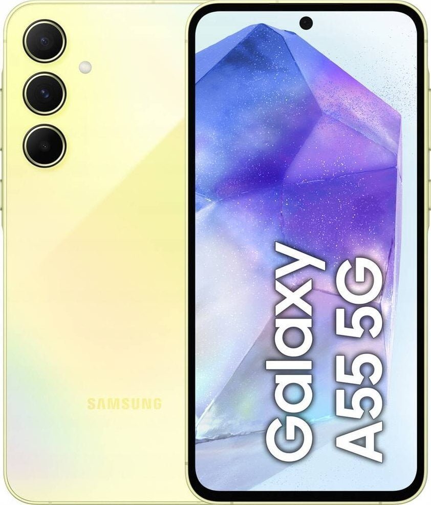 Smartfon Samsung Galaxy A55 5G 8/128GB Żółty - Awesome Lemon (SM-A556BZY)