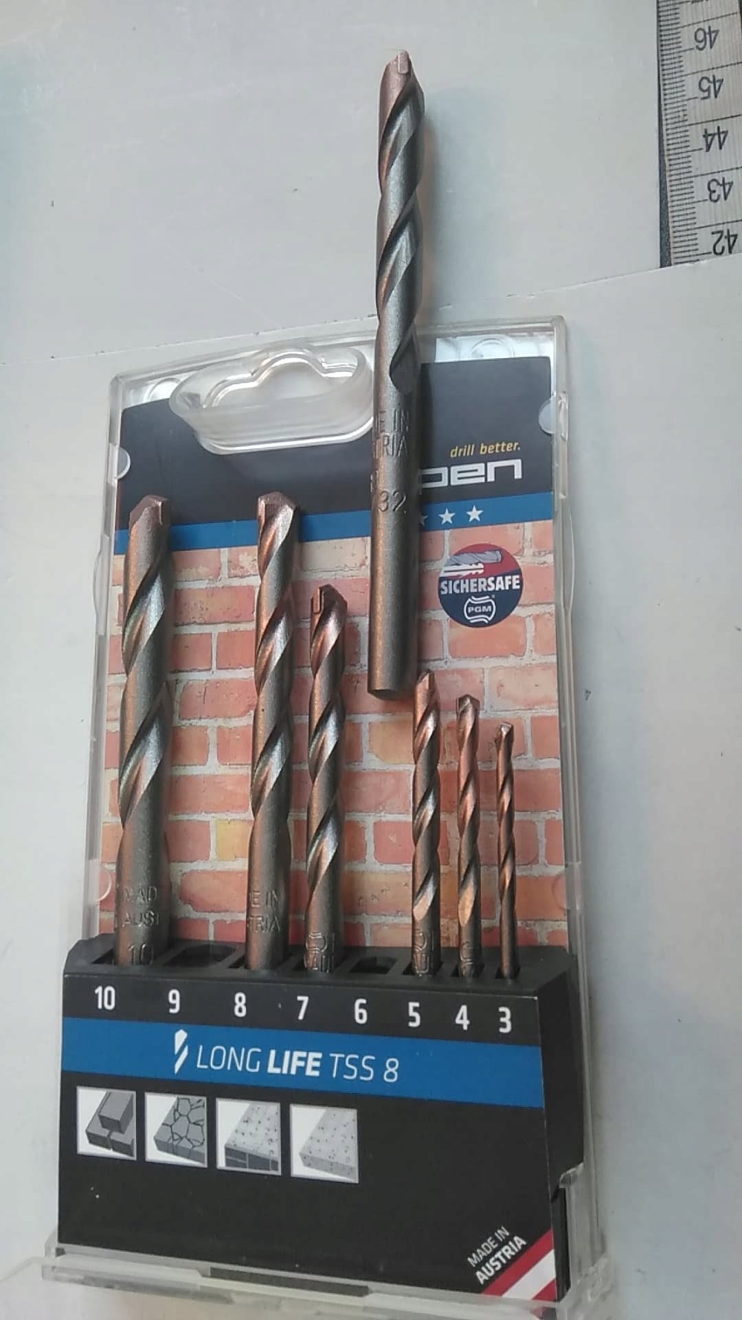 Wiertło Alpen Alpen TSS 8 LL 3.0-10.0x 1.0mm