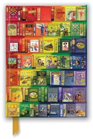 Notatnik A5 linia TW Kolorowe półki z książkami