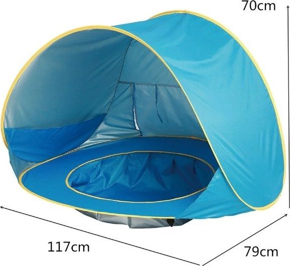 Namiot Plażowy z Basenem dla Dziecka