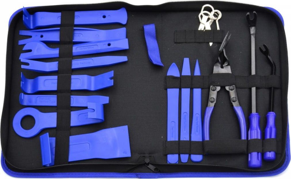 Geko WIELOFUNKCYJNY ZESTAW ŚCIĄGACZY DO SPINEK I RADIA 20EL. (10) G02578 GEKO