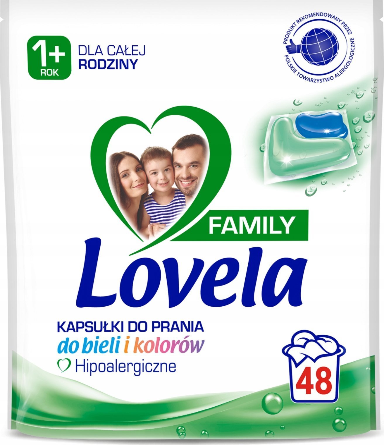 Lovela Kapsułki do prania Family 48 szt.