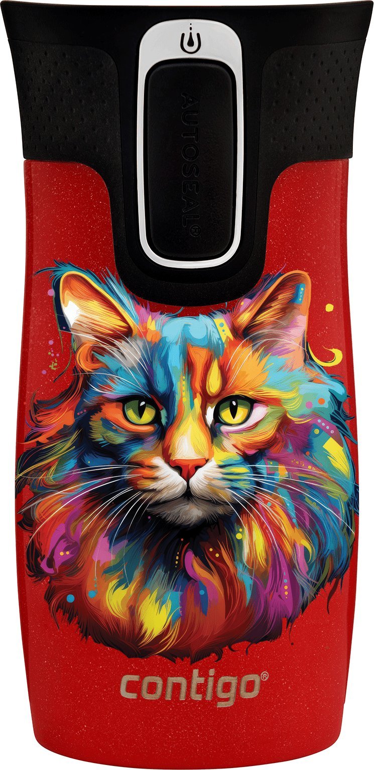 Contigo Kubek termiczny Contigo West Loop Mini 300ml - Kot - Goji Berry