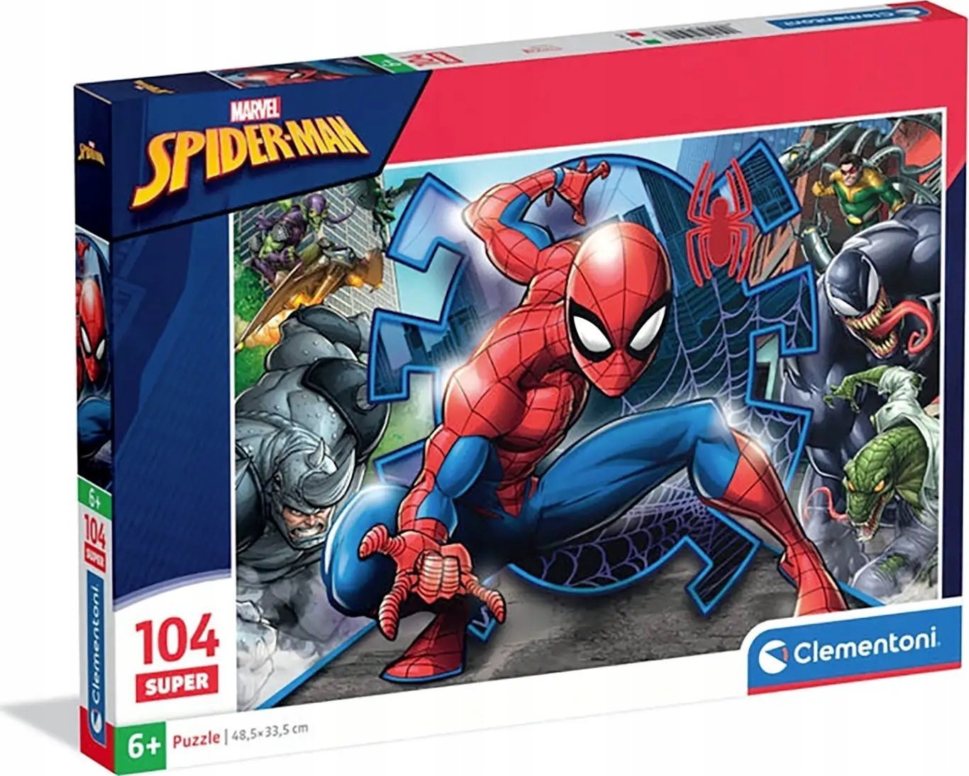 Clementoni Puzzle Super Spider-Man 104 elementy (25044)