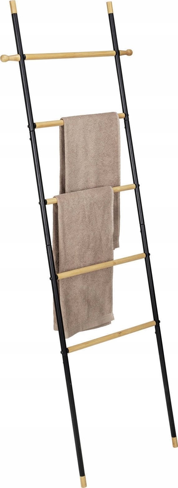 Wenko Wieszak na ręczniki, drabina z bambusowymi szczeblami, Loft, WENKO
