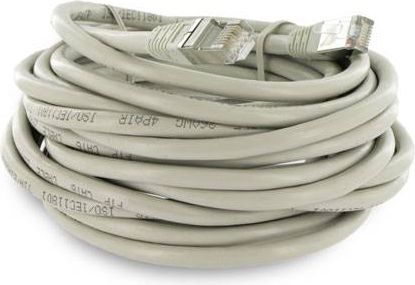 4World patchcord RJ45, osłonka zalewana, kat. 6, FTP, 10 m, szary (06113)