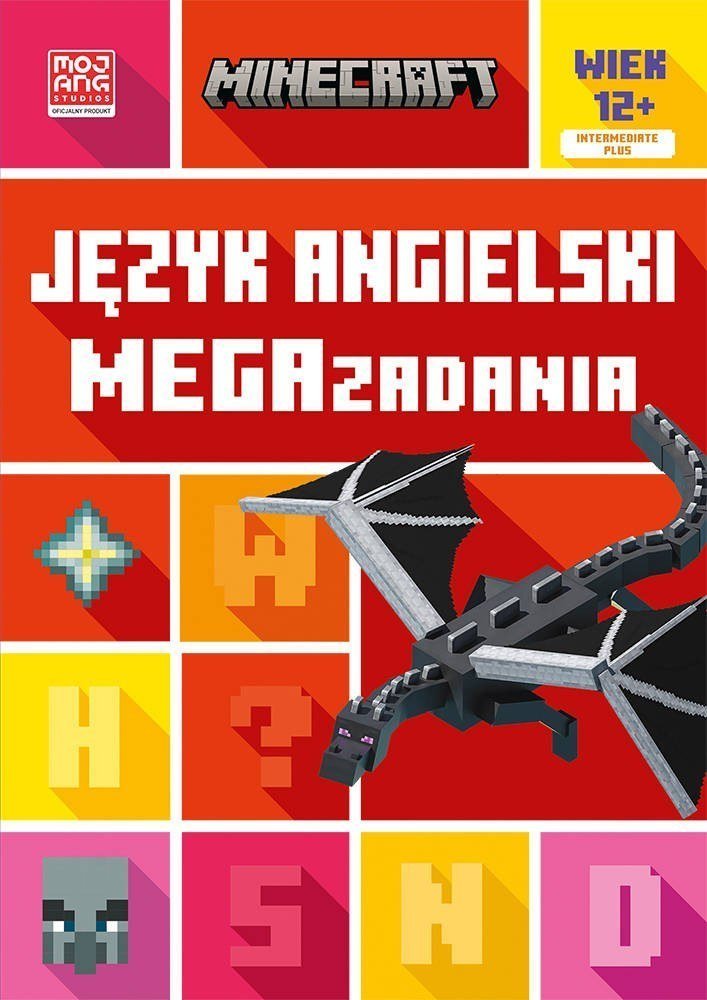 Ksišżeczka Minecraft. Język angielski. Megazadania 12+